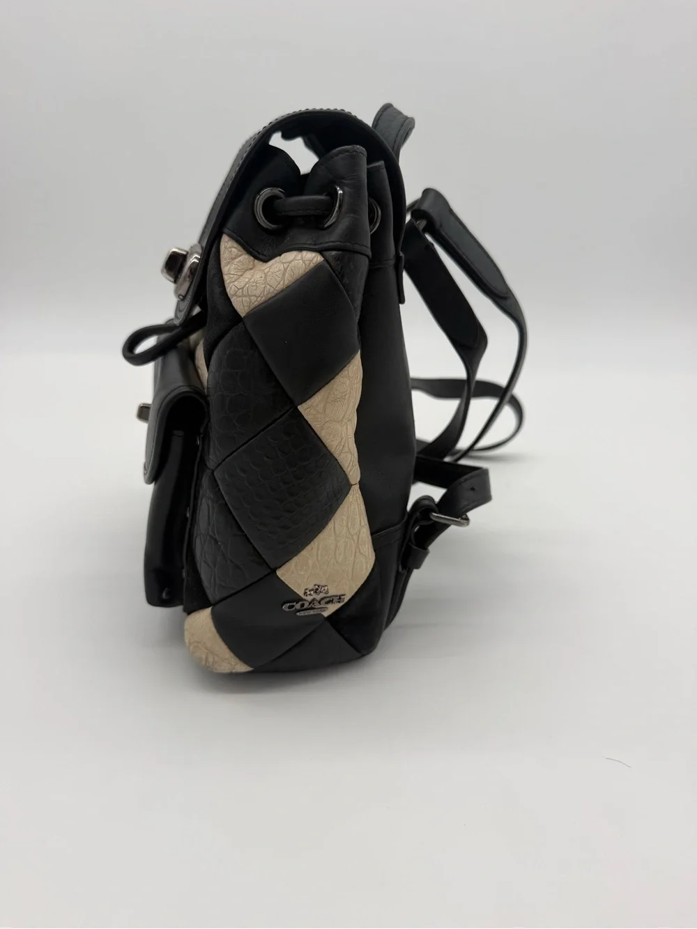 Coach Patchwork Leather Backpack